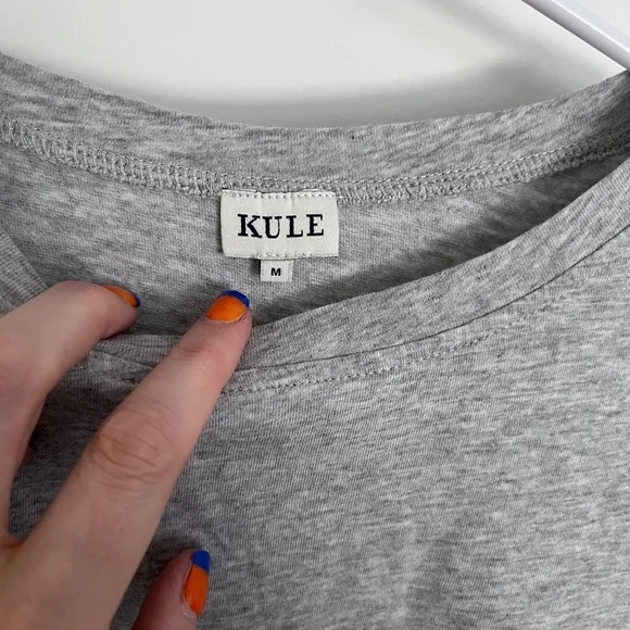 Kule Modern Long Sleeve Gray Women's Top - Picture 6 of 7